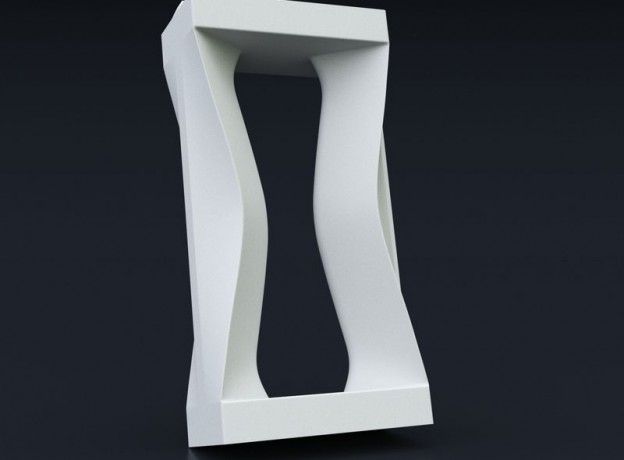 Форма для изготовления 3D блока 004