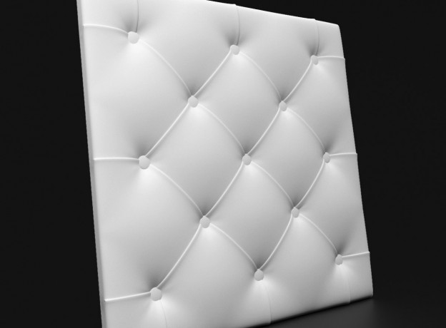 Форма для 3D панелей 500*500 Каретная стяжка