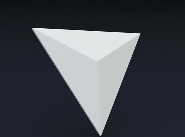 Форма для 3d панелей 500*500 Треугольник