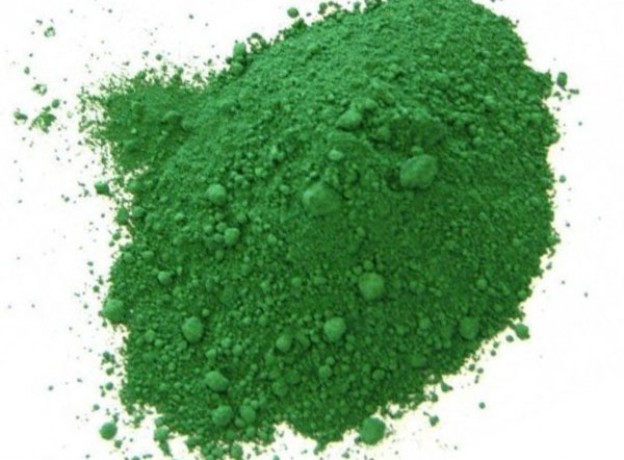 Пигмент Зеленый S5605, железоокисный, для любых смесей и изделий
